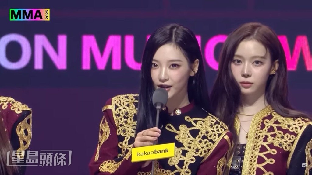 NingNing之後現身頒獎禮領全球藝人獎及有份演出。