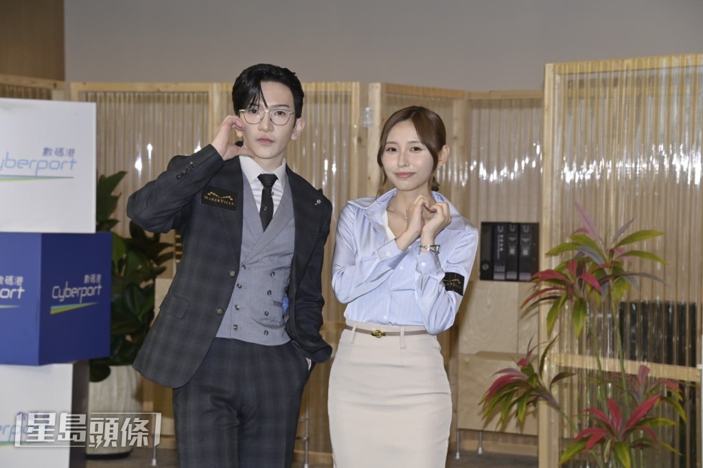 問到是否很多吻戲？他透露該劇20集，親密場面所佔比例不多，20集可能最多6次。