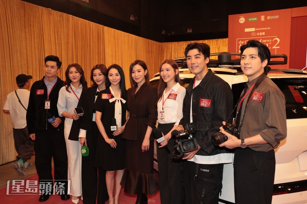 阿佘指今次站在台上的感覺很不同，因為《新聞女王》得到大家支持。