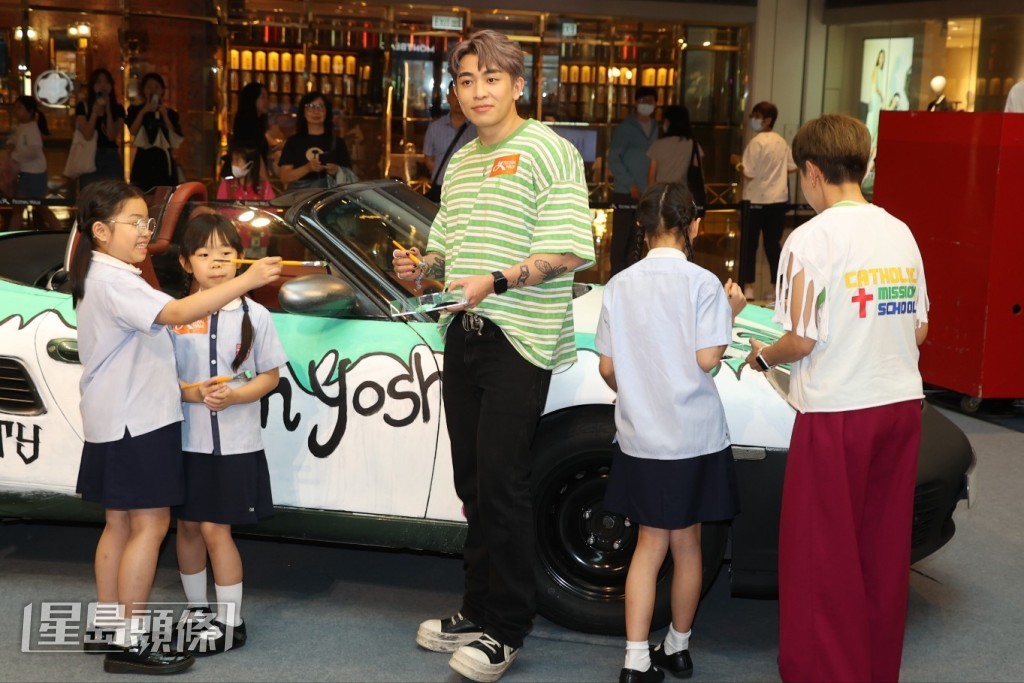 Tyson指Dream wedding有靚車就可以。 Tyson指Dream wedding有靚車就可以。