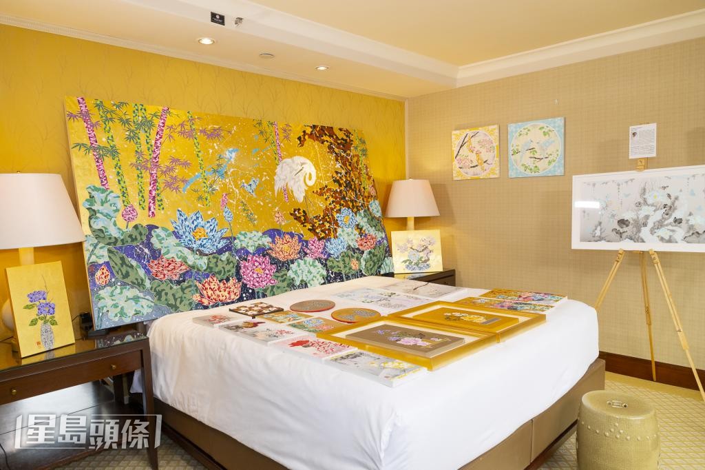 日本金箔藝術家深沢尚宏亦有在Hotel Artz Fair展出作品。 日本金箔藝術家深沢尚宏亦有在Hotel Artz Fair展出作品。