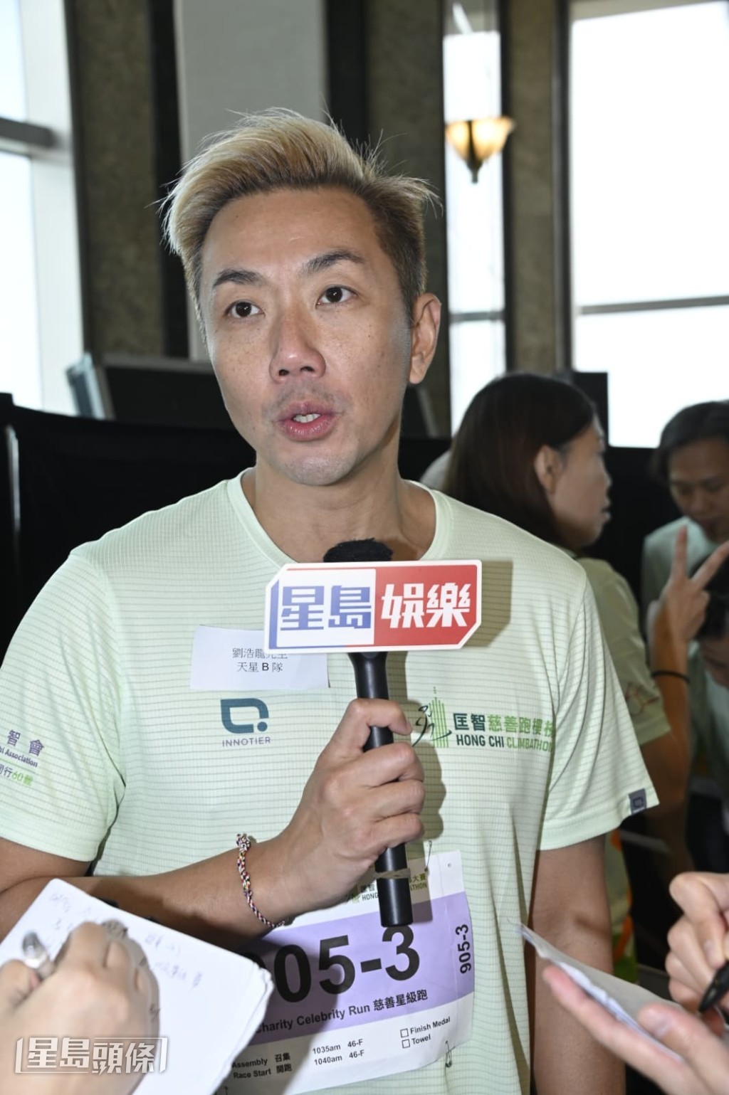 劉浩龍坦言事前沒有想過會那麼困身。 劉浩龍坦言事前沒有想過會那麼困身。