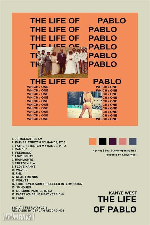 有歌迷發現《The Life of a Showgirl》名稱和包裝用色,都跟Kanye舊專輯《The Life of Pablo》甚相似。 有歌迷發現《The Life of a Showgirl》名稱和包裝用色,都跟Kanye舊專輯《The Life of Pablo》甚相似。