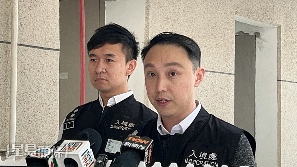 入境處特遣隊副指揮官巫泉傑。蔡楚輝攝