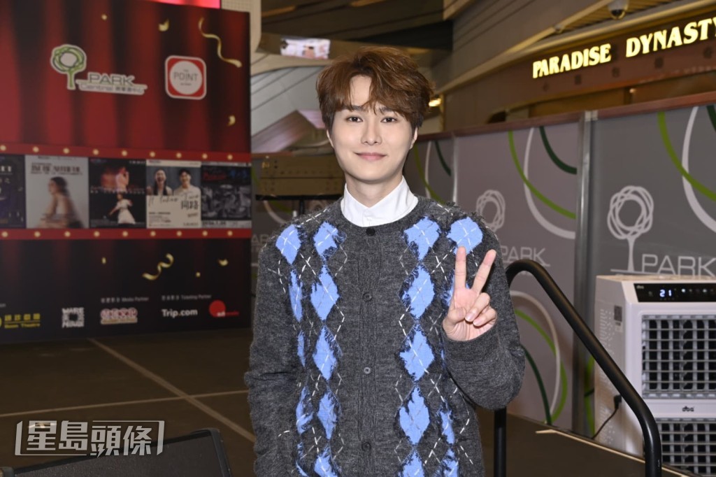 問到何時推出新歌?他透露正籌備當中。 問到何時推出新歌?他透露正籌備當中。