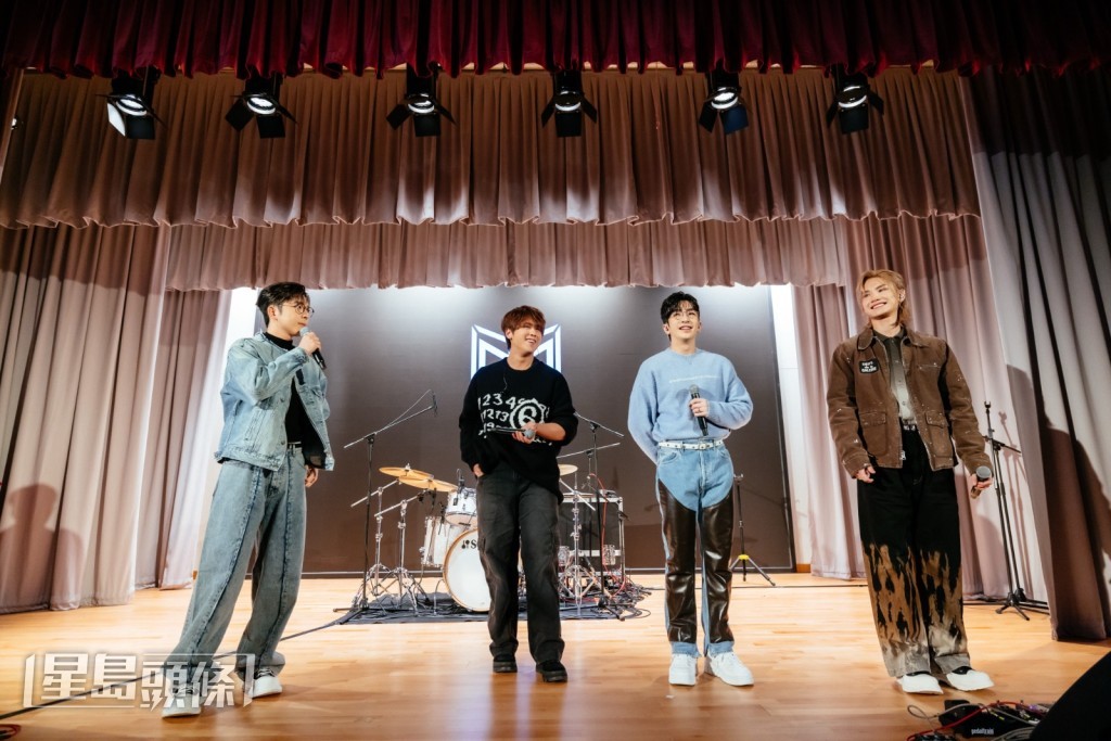 姜濤、Anson Lo、Edan與Jeremy，現身即掀起高潮。