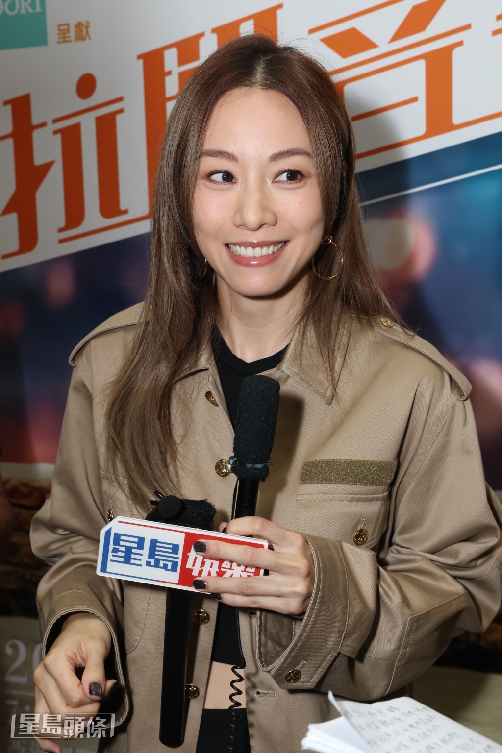 提到Stephy早前失聲,他表示現在只好返9成,但已很開心。 提到Stephy早前失聲,他表示現在只好返9成,但已很開心。