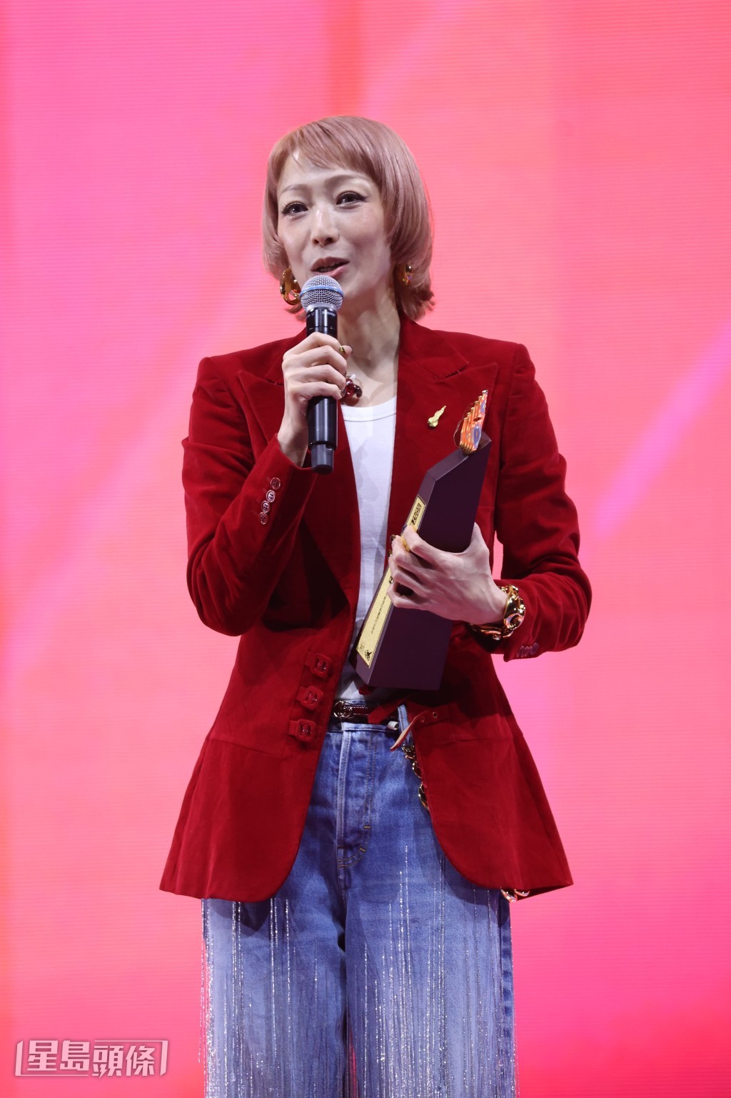 Winka和Marf都表示Sammi的得獎感言非常感動，又好有鼓勵性。
