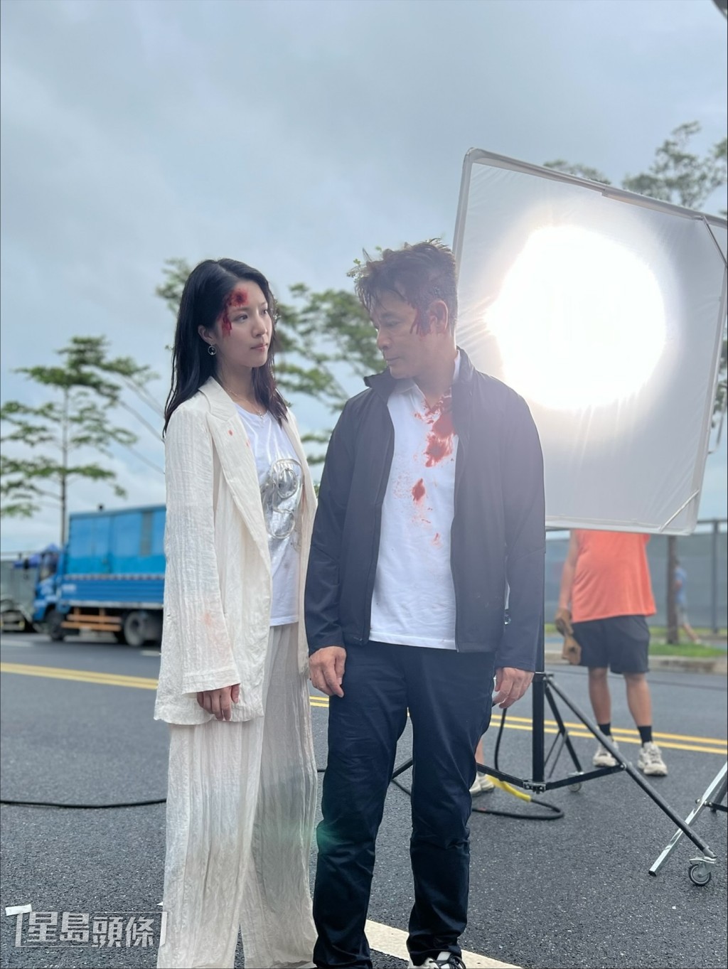 Hera拍攝期間努力「愛上」郭晉安的角色，戲外就積極向對方學演技。