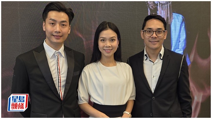  林穎施、梁兆明、王志良等到銅鑼灣出席《帝女花》65周年重塑經典巡演版發佈會。