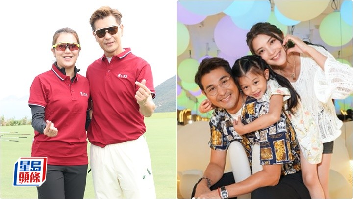 單文柔爆老公唱《用背脊唱情歌》 陳展鵬自嘲從未離開樂壇  將教女兒「小豬比」打高爾夫球