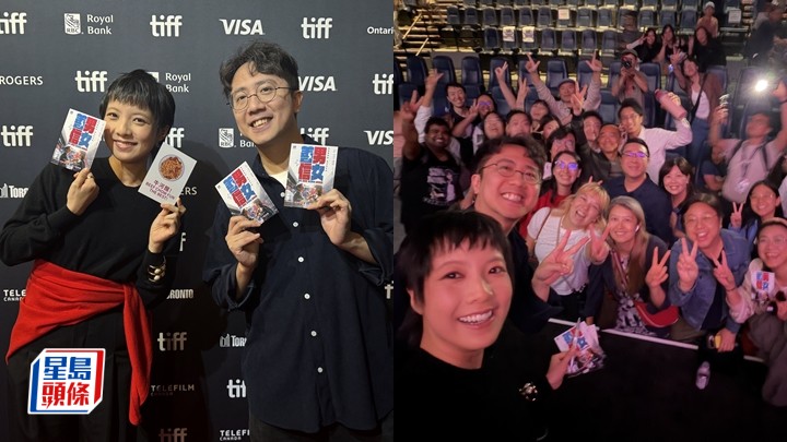 善男信女丨鍾雪瑩遭海外影迷包圍索簽名 多倫多首映掌聲雷動 導演楊兩全盼為觀眾帶正能量。