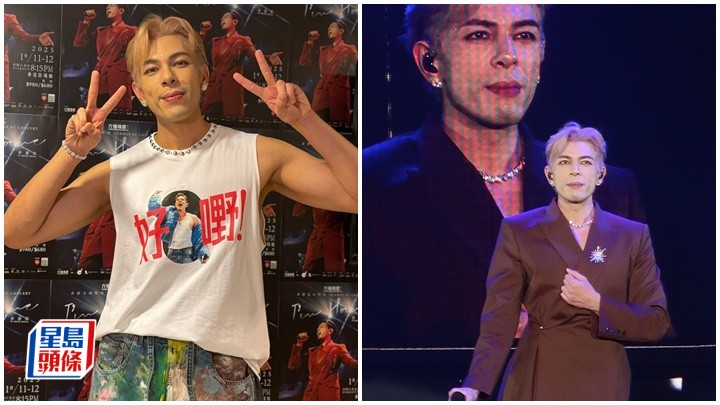 古淖文一連兩場《I’m Home》演唱會昨晚（11日）在旺角麥花臣場館首場演出。