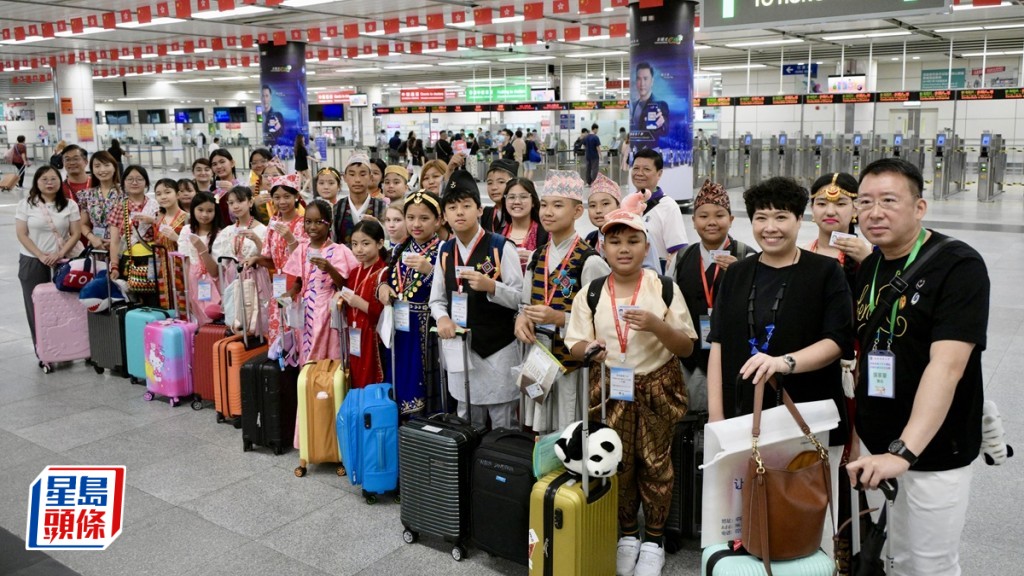 油尖旺多族裔學生大灣區交流團返港 團長:「通行證」讓學生更多機會赴內地觀摩。蘇正謙攝