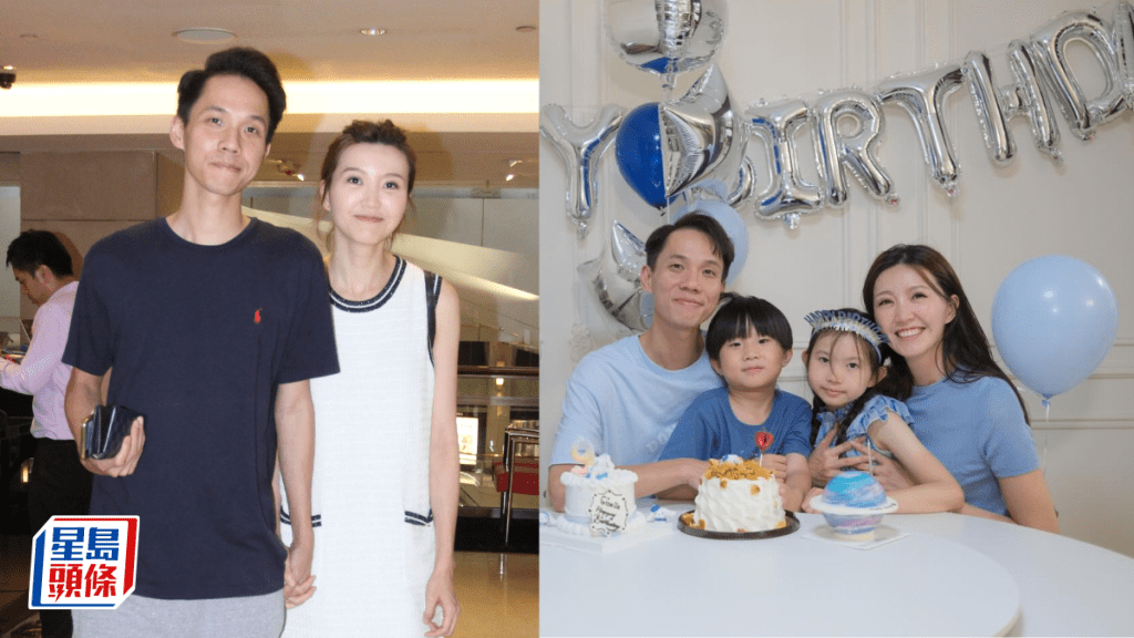 吳若希影全家福賀囡囡9歲生日  大女Giselle現少女感  老公早前被預言出軌Jinny懸賞「捉姦」