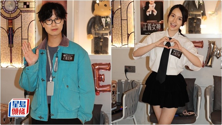 林智樂《正義女神》出場僅兩集即被扑死  想突破「慘死」慣例  陳若思曾拍微短劇自嘲國語唔夠標準