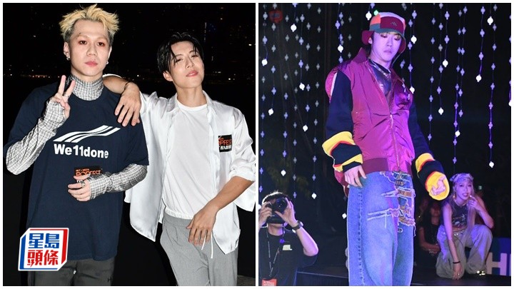  Tsoul與拍檔KC（黃家灝）及Lyman(香胤宅）分別為《西九音樂節》以舞蹈演出。