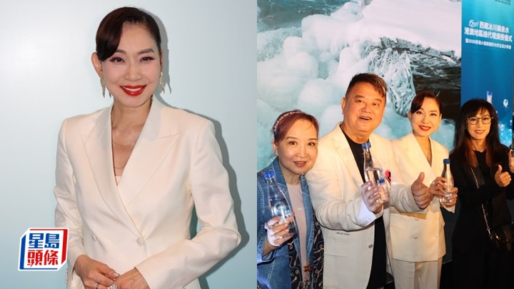 邝美云赞助港姐矿泉水转身份撑师妹 大师姐教路：从容自在乐在其中。