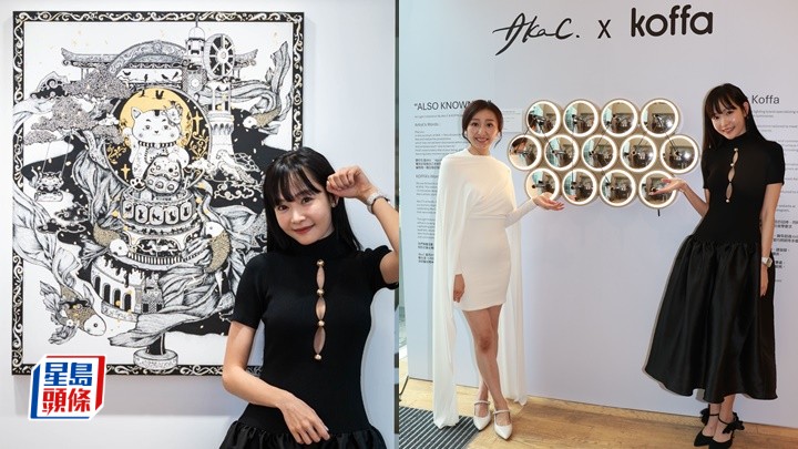 趙慧珊再開畫展  從畫作送上愛與祝福  李靄璣當軍師助好友勇闖藝壇｜名人雜誌