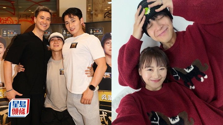 吳業坤36歲生日獲「食波餅」大禮 認似小朋友拒做爸爸 朱敏瀚腳傷未癒自嘲：冇跌低已受傷。