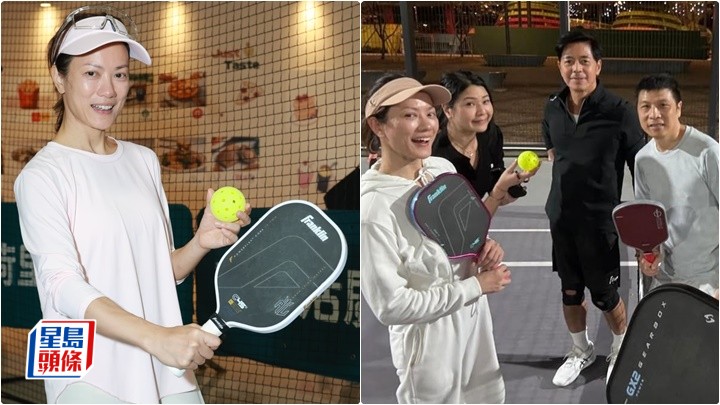 簡慕華因打波有網球手 笑老公非常嚴厲：做得唔好會直接鬧我