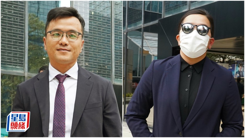 梁飛鵬（左）與龐雋詩（右）申請等候上訴期間保釋被拒。資料圖片