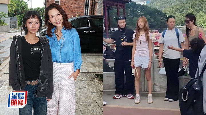 蔡少芬兩女被讚越大越靚勒令不准選美 拍新戲向邱禮濤報恩 邱彥筒演學生素顏上陣。