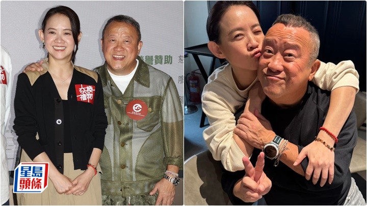 曾志偉父女檔現身《交換禮物》慈善放映 患癌題材拍足4年 曾寶儀留港陪爸爸慶祝父親節