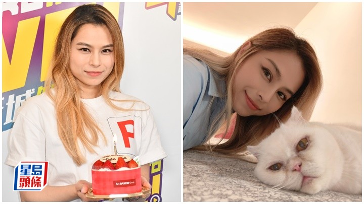 本月26日是Gin 37歲生日，新城即場送上蛋糕為她預祝。