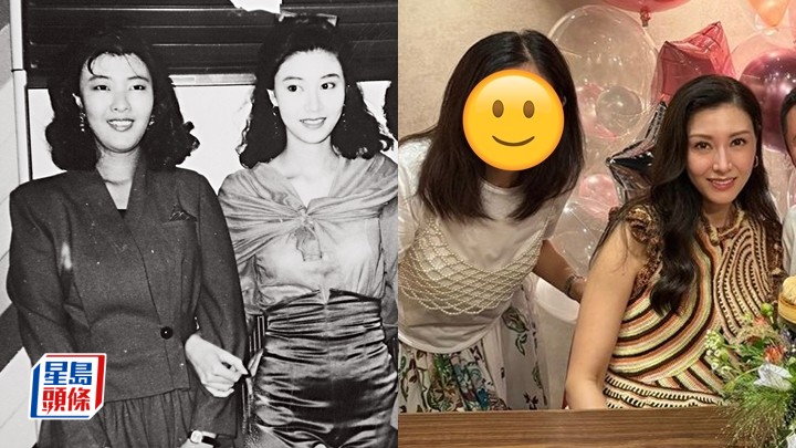 李嘉欣提早慶祝54歲生日，家姐李嘉明被讚靚女。