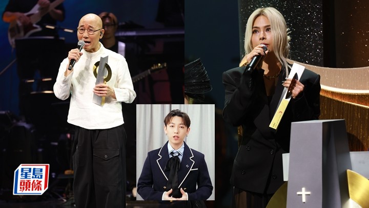 李幸倪首奪最佳唱片獎兼冧莊最優秀女歌手 張天賦缺席奪四獎 盧冠廷獲金針獎感激太太與伯樂周梁淑怡。