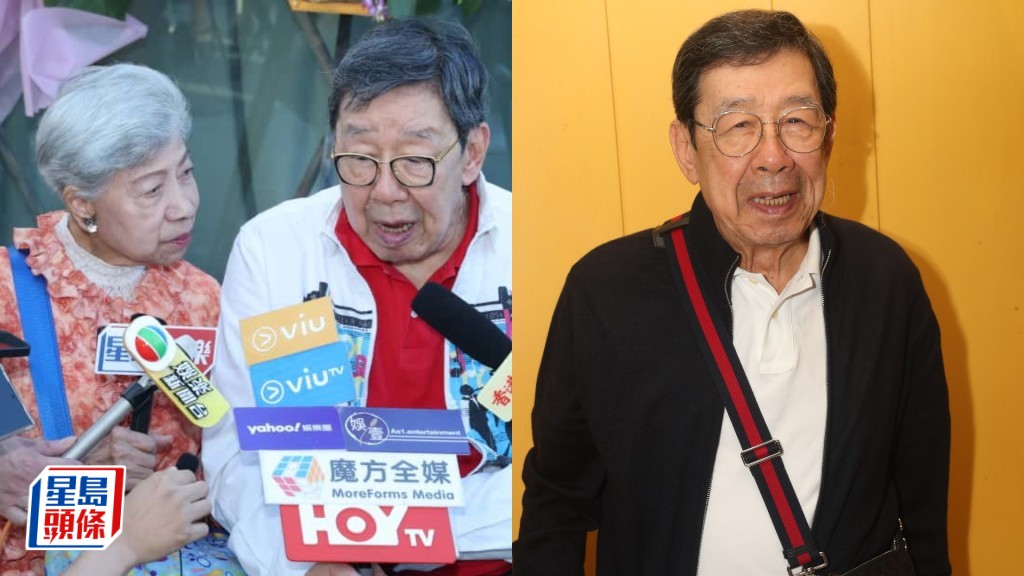 93歲胡楓黑面要求記者即場道歉：講聲對唔住   受訪提及已故太太呂詠荷  對方一句話辣㷫修哥