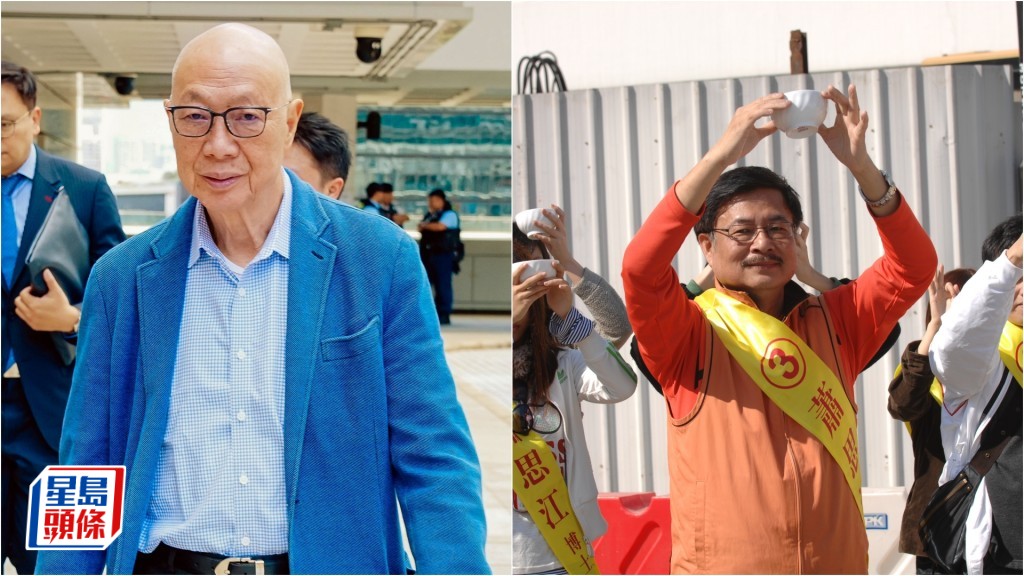 顧明均(左)向廉署及律政司要求私人檢控蕭思江(右)虛報學歷被拒,向高院提司法覆核申請,要求推翻廉署決定。汪旭峰攝/資料圖片