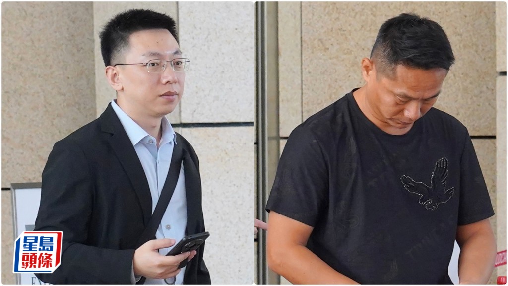 左起首被告中國電力國際發展與第四被告天揚工程的代表。葉偉豪攝