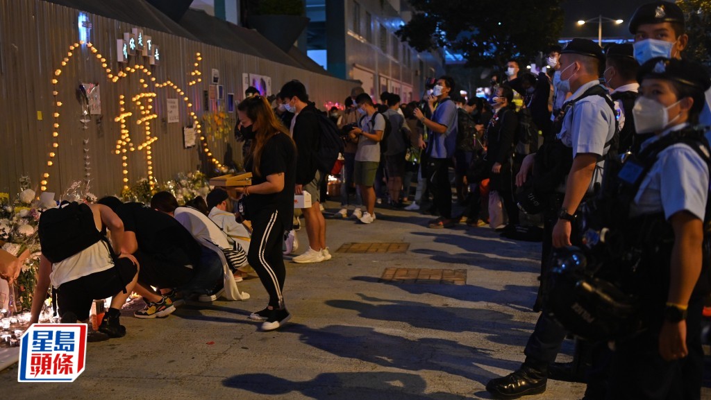被告施瀚荣有份策劃當年於周梓樂悼念活動中，針對警察使用汽油彈行動。資料圖片 
