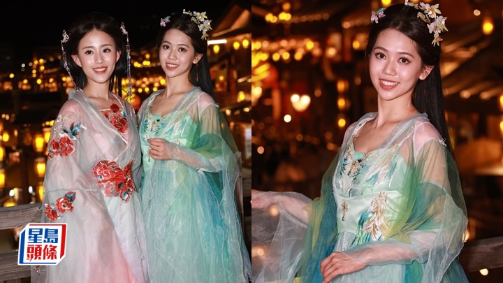 港姐2026丨陳梓穎化妝遮愛狗紋身 頸上紅點被蚊叮自嘲太Sweet 周芳姿獲馮盈盈教表情管理貼士。