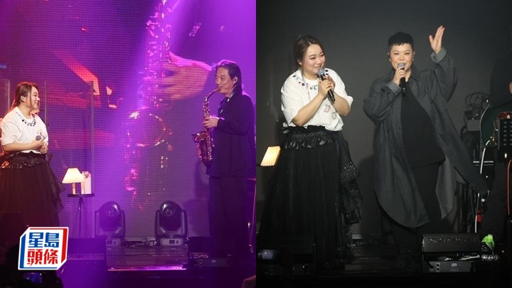 黃博音樂會爸爸驚喜上台吹色士風 小紅書結緣邀林二汶任嘉賓 回應《中年好聲音》停辦不可惜。