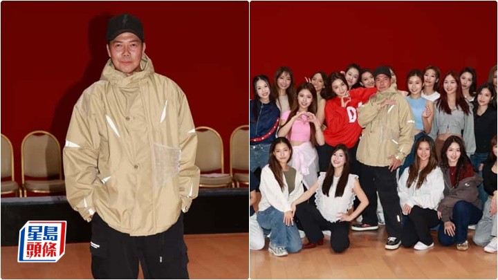 謝天華為台慶演出排練  與30位港姐加女神共舞  盼「古惑仔」合體在香港開騷