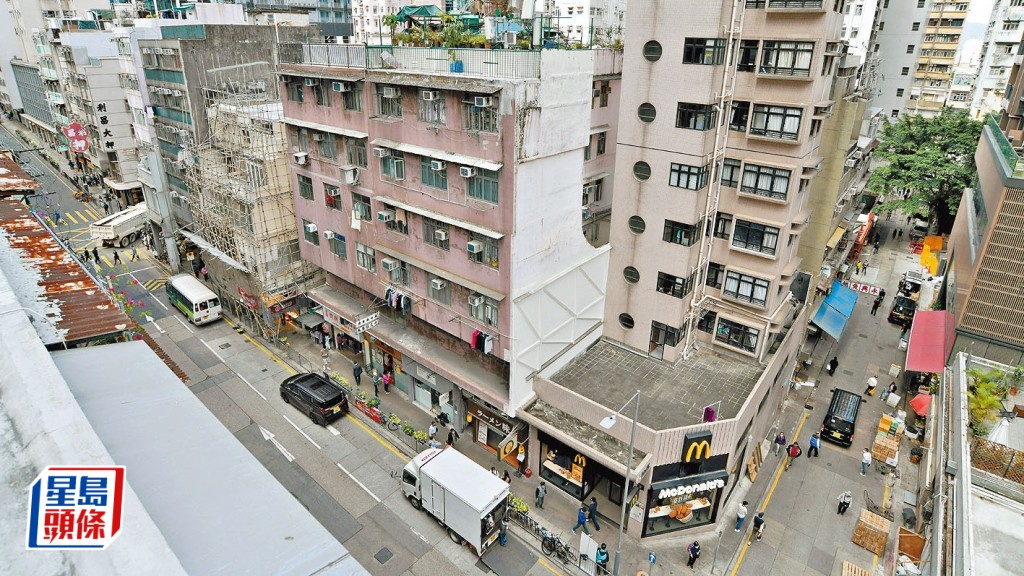 市建局以每呎1.87萬收購皇后大道西/桂香街項目 涉及77個業權。資料圖片