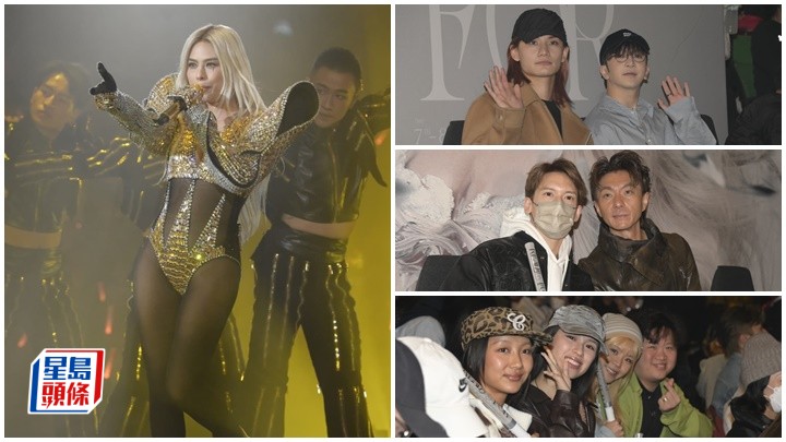 Gin Lee尾場星光熠熠  Anson Lo孖Jeremy齊捧場  關智斌帶英皇新師弟周國賢現身