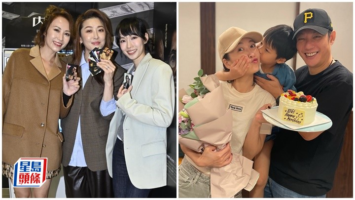 周勵淇計劃明年在港開個  被兒子誤會是退休警察  與湯怡李靖筠齊抽閃卡勾回憶