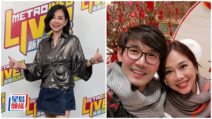  陳松伶（松松）日前到新城接受譚玉瑛訪問，講起老公更自爆二人吵架期間曾鬧出笑話。