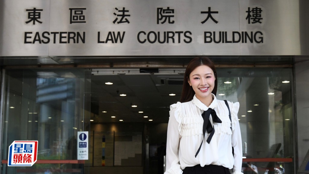 涉嫌詐騙股東投資的藝人蔚雨芯今早到東區裁判法院應訊。何君健攝