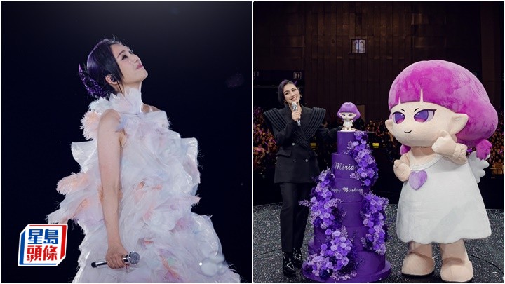 楊千嬅與過萬歌迷慶生  預告世界巡演啟航  拒學古巨基追多個仔