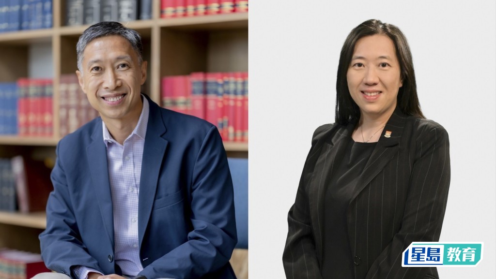 港大學者吳海傑（左）及陳嘉玉，獲國家教育部頒授第十屆高等學校科學研究優秀成果獎（人文社會科學）。 港大提供