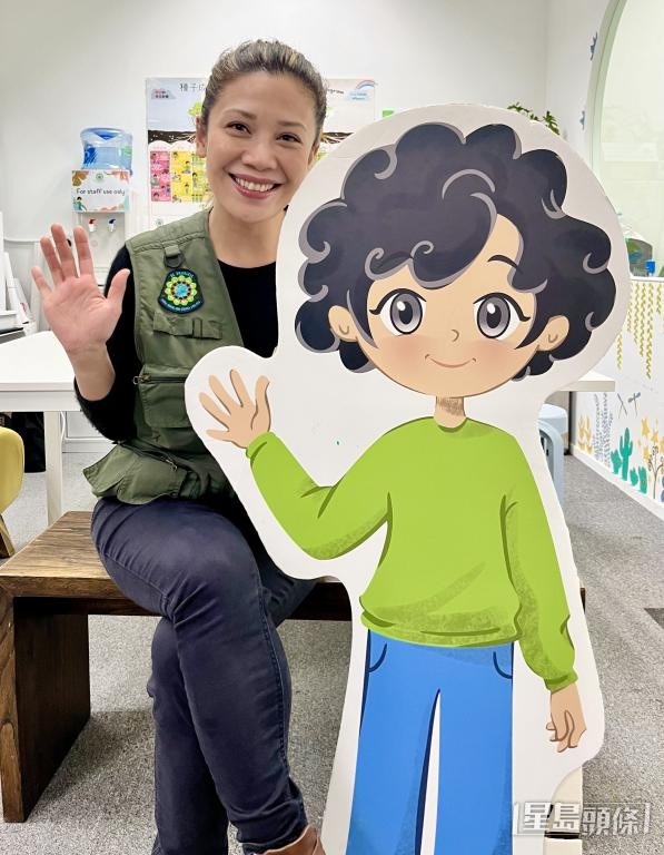 梁子杏希望透過漫畫人物「黎明」,陪伴孩子面對成長的種種挑戰。 梁子杏希望透過漫畫人物「黎明」,陪伴孩子面對成長的種種挑戰。