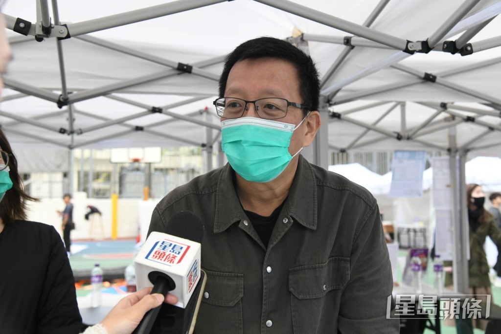 扶康會樂華成人訓練中心服務經理劉先生。何健勇攝 扶康會樂華成人訓練中心服務經理劉先生。何健勇攝