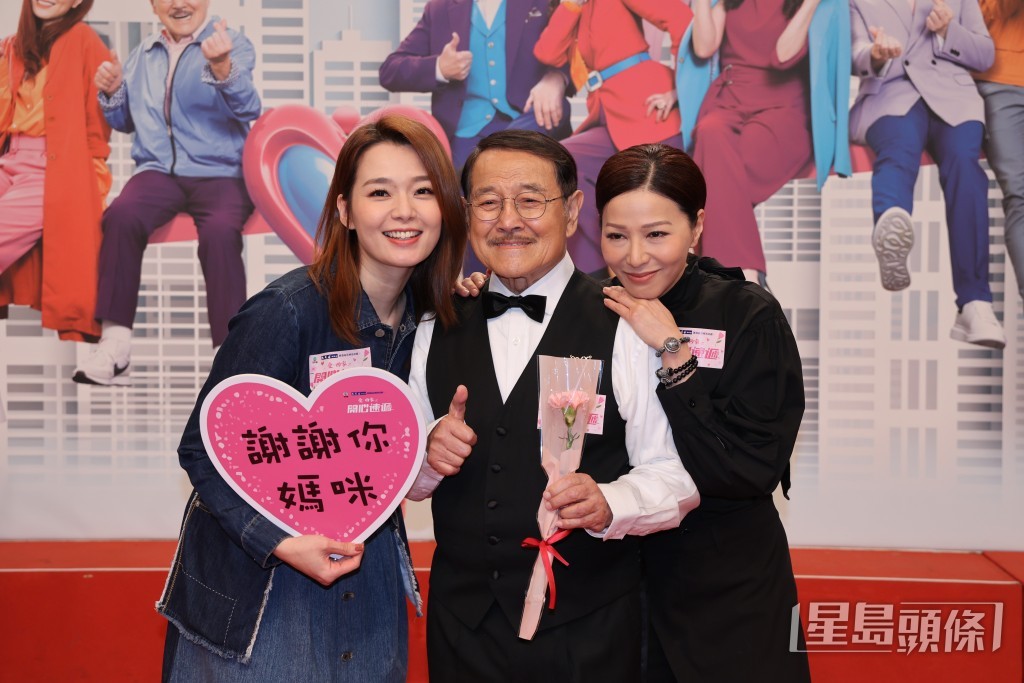 長腳蟹、劉丹、滕麗名避談人家家事。