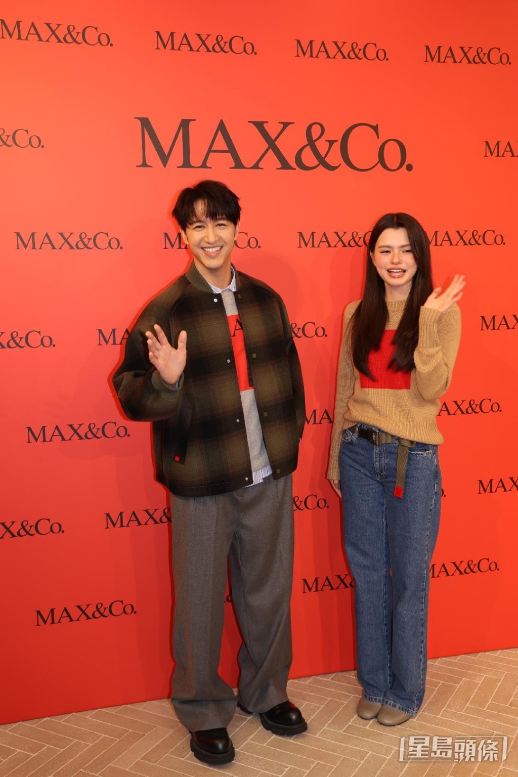 馮允謙和Becky同框。