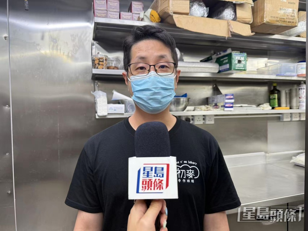「初麥手作烘焙」老闆阿輝。 「初麥手作烘焙」老闆阿輝。
